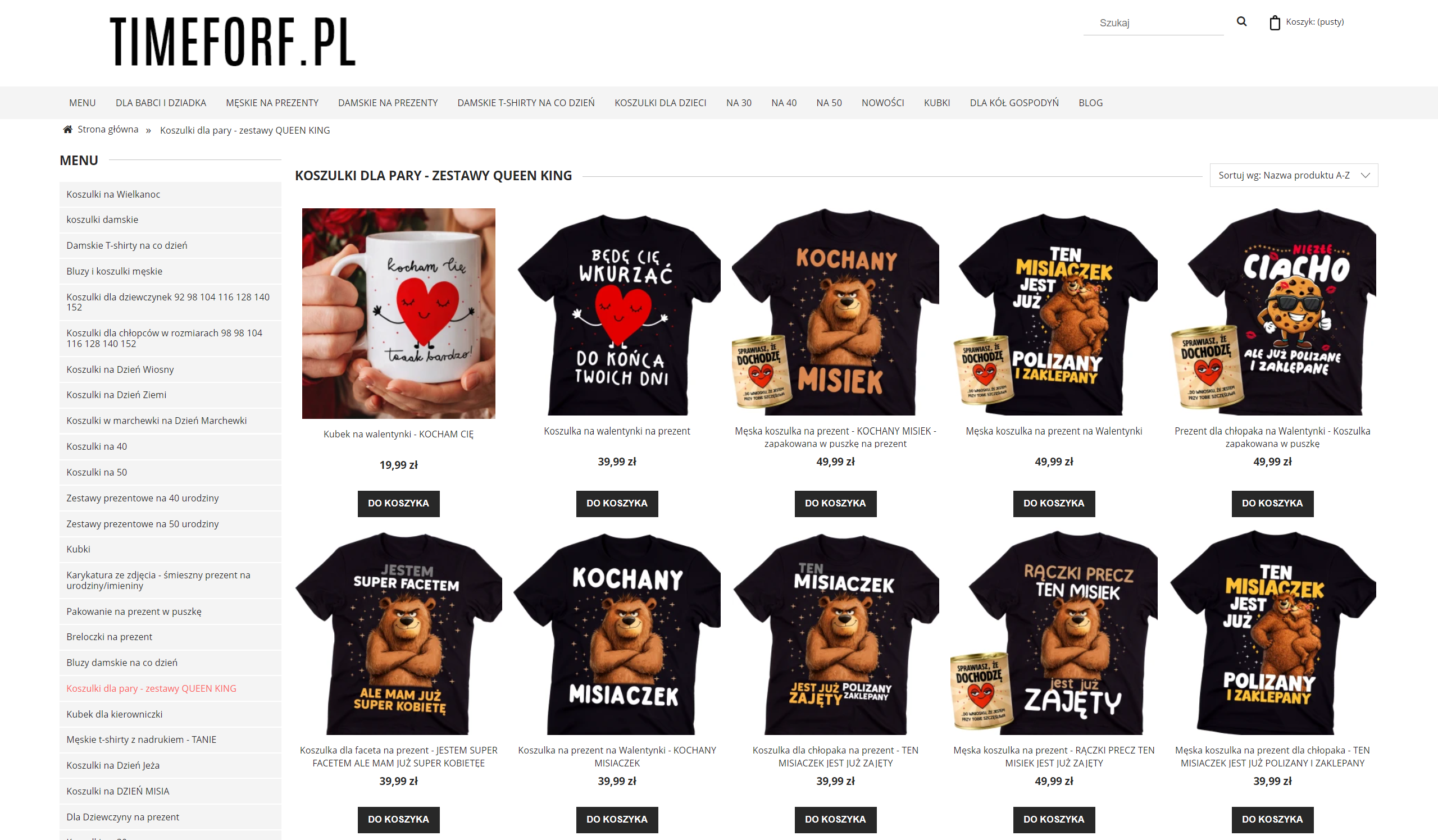 Jakie koszulki dla par wybrać na prezent? Lista pomysłów na rocznicę, walentynki, urodziny i ślub