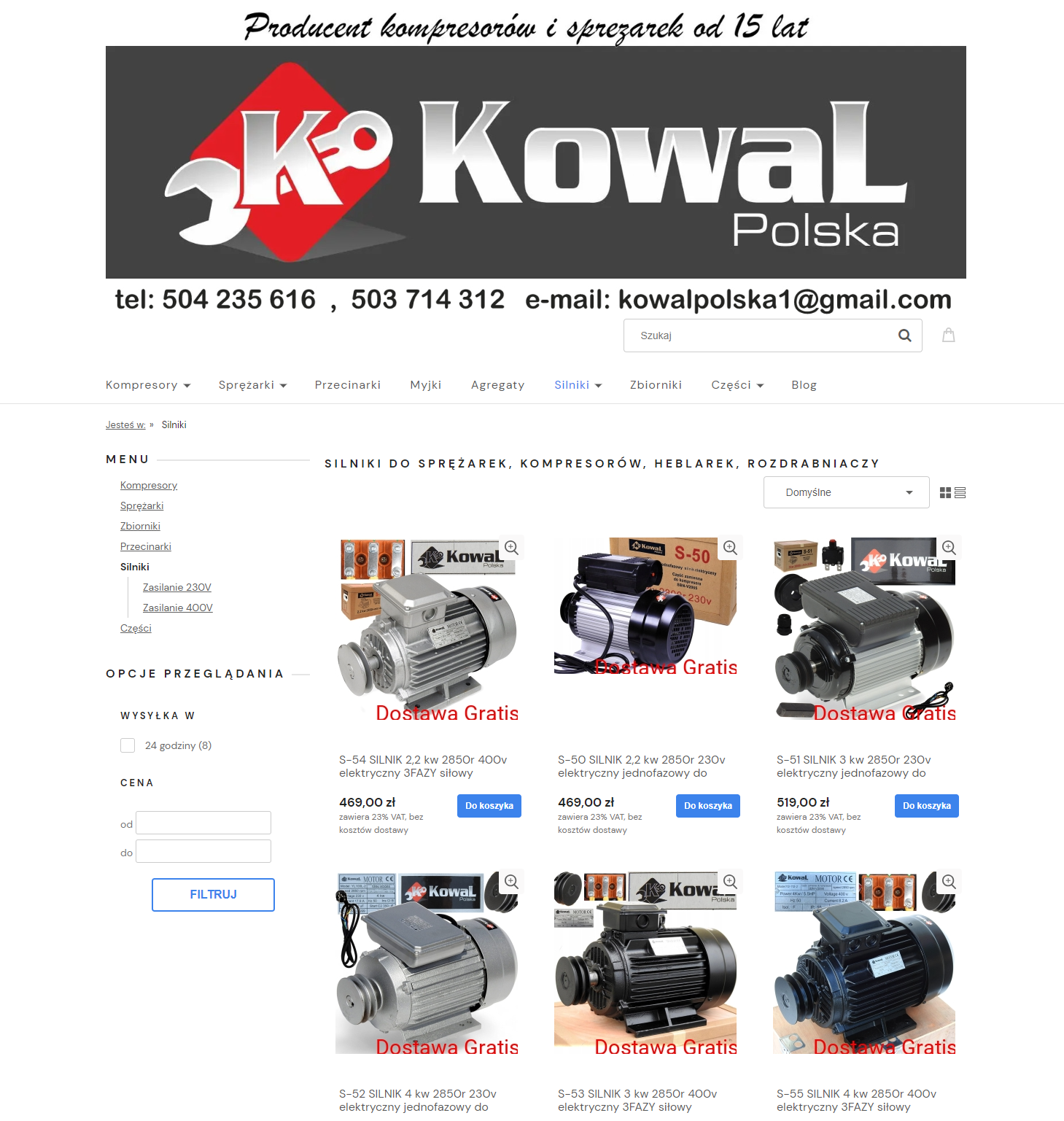 Silniki do sprężarek - jak dobrać napęd do intensywnej pracy przemysłowej?