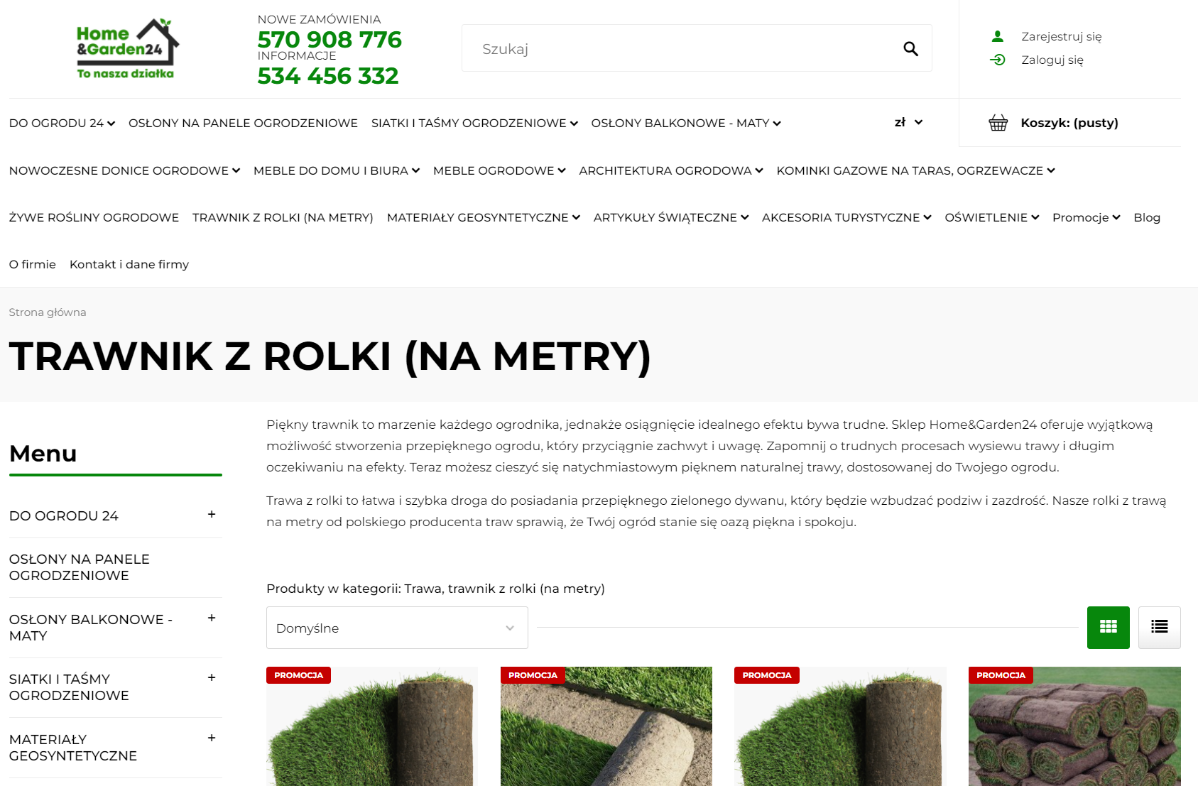 Trawa z rolki - natychmiastowy efekt zielonego ogrodu bez czekania
