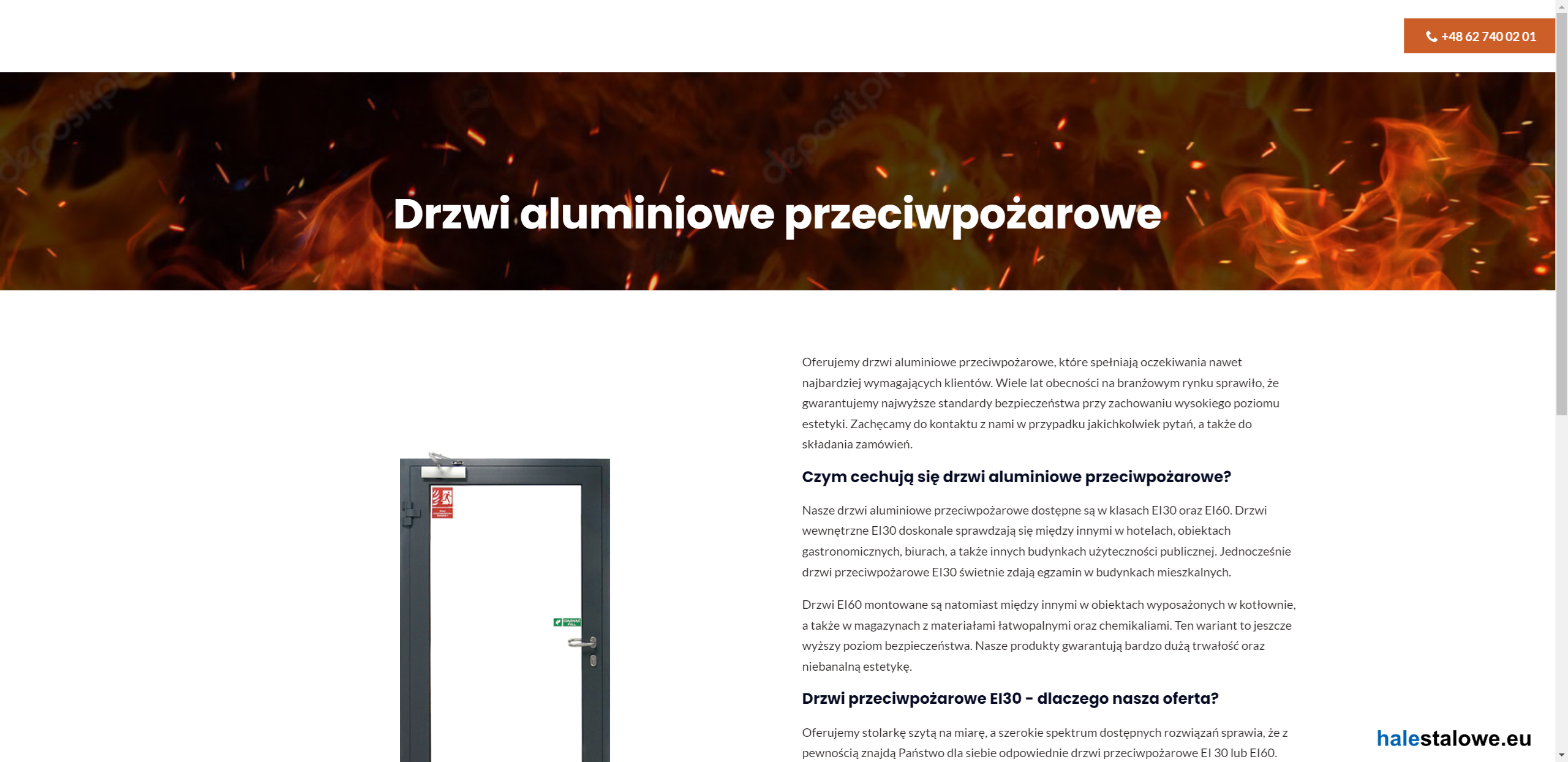 Drzwi aluminiowe przeciwpożarowe w biurowcach, hotelach i galeriach handlowych - rozwiązanie dla wymagających inwestorów