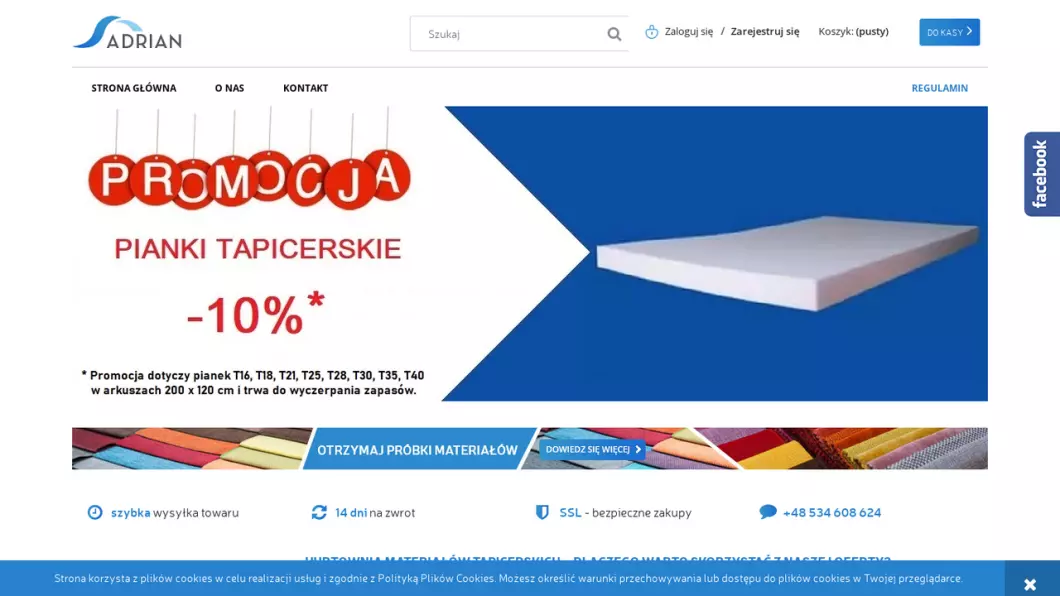 Zrzut ekranu strony